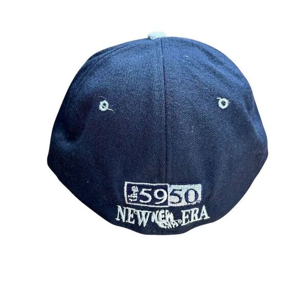 Vintage New Era Dallas Cowboys 5950 Wool Hat Blue NFL Unisex Adult 7 1/4 - Picture 2 of 8
